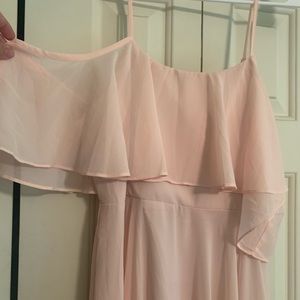 Off the shoulder formal gown